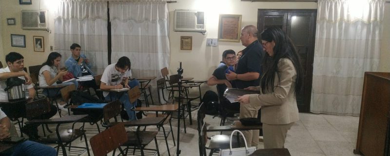Supervisores de Sinafocal monitorean exámenes de los cursos